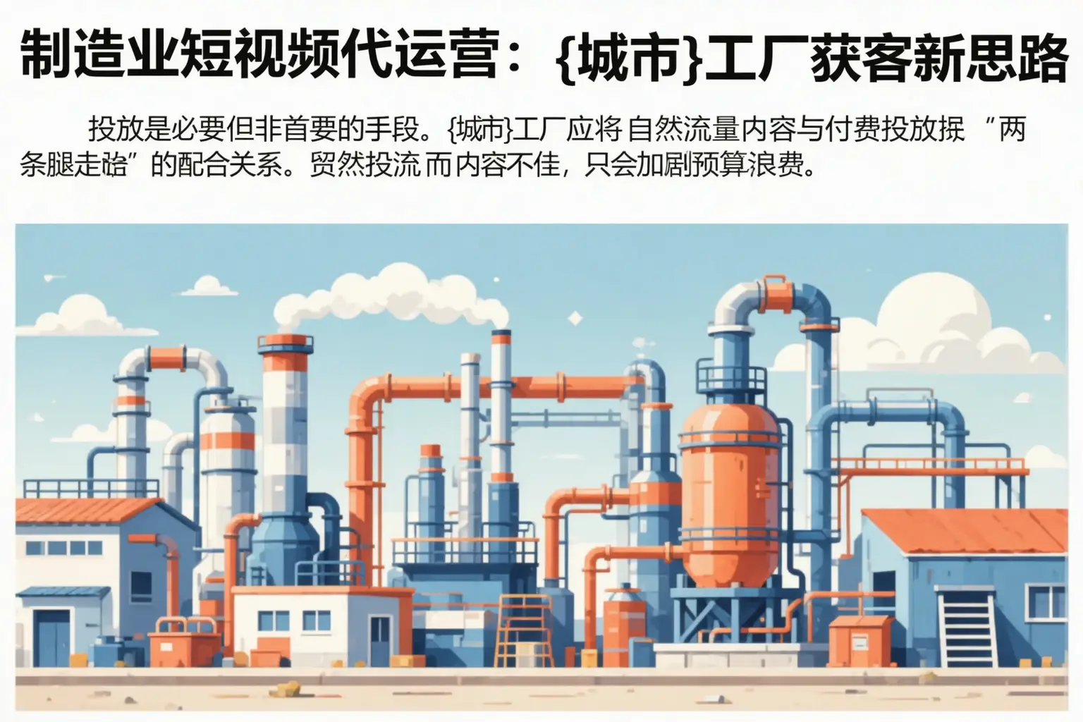 制造业短视频代运营:金湖工厂获客新思路